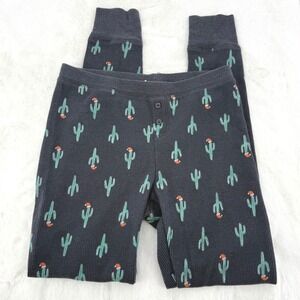 Old Navy Womens Pajama Pants Size Small Cactus‎ Print Thermal Bottoms